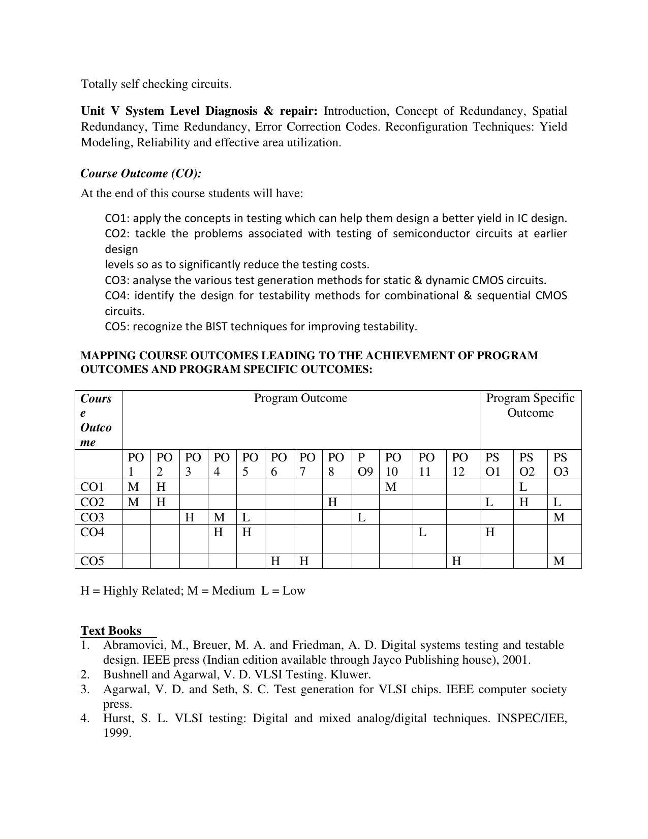 JECRC Jaipur M Tech - VLSI & Embedded System Syllabus - Page 35