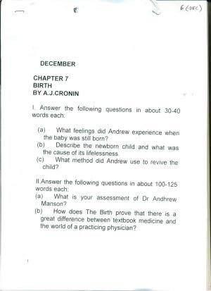 CBSE Worksheets for Class 11 English Assignment 7
