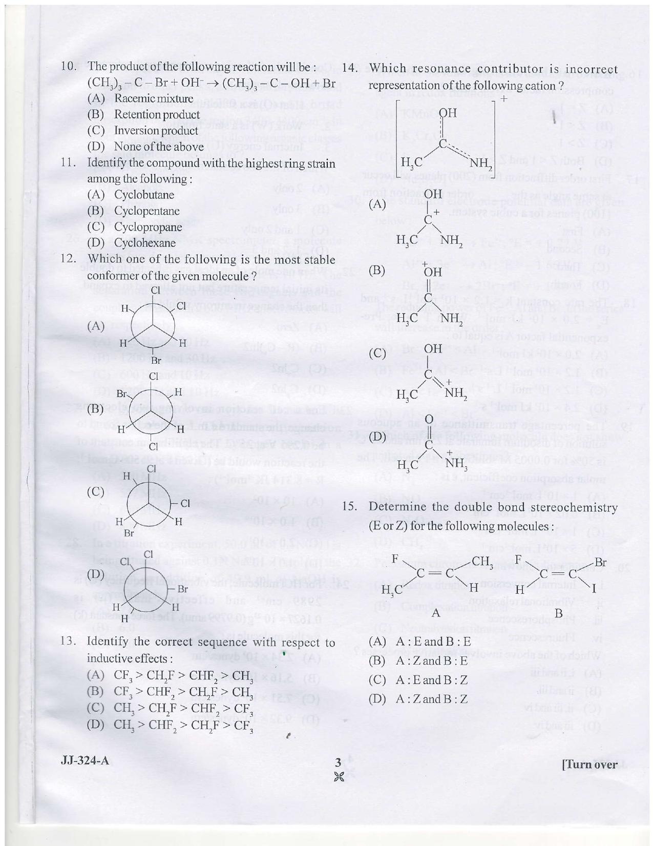KUET 2023 M.Sc. Nanotechnology Question Paper - Page 41