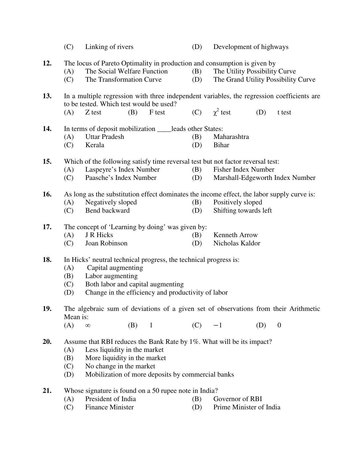 PU MPET Ancient Indian History 2018 Question Papers - Page 13
