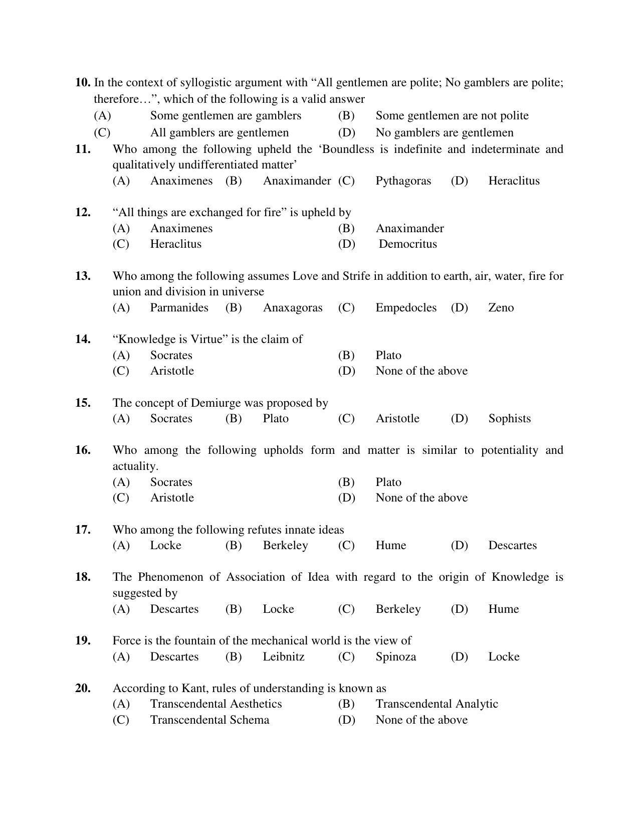 PU MPET Ancient Indian History 2018 Question Papers - Page 30