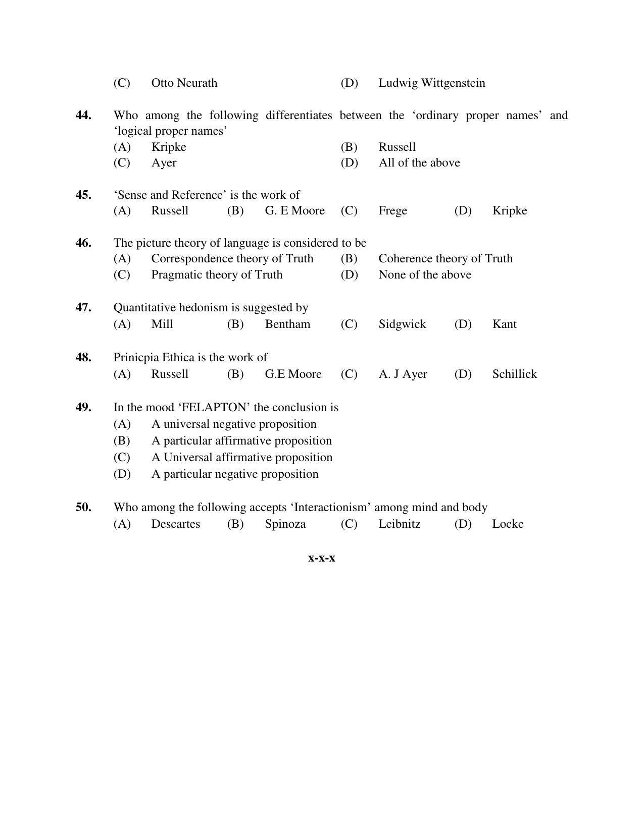 PU MPET Ancient Indian History 2018 Question Papers - Page 33