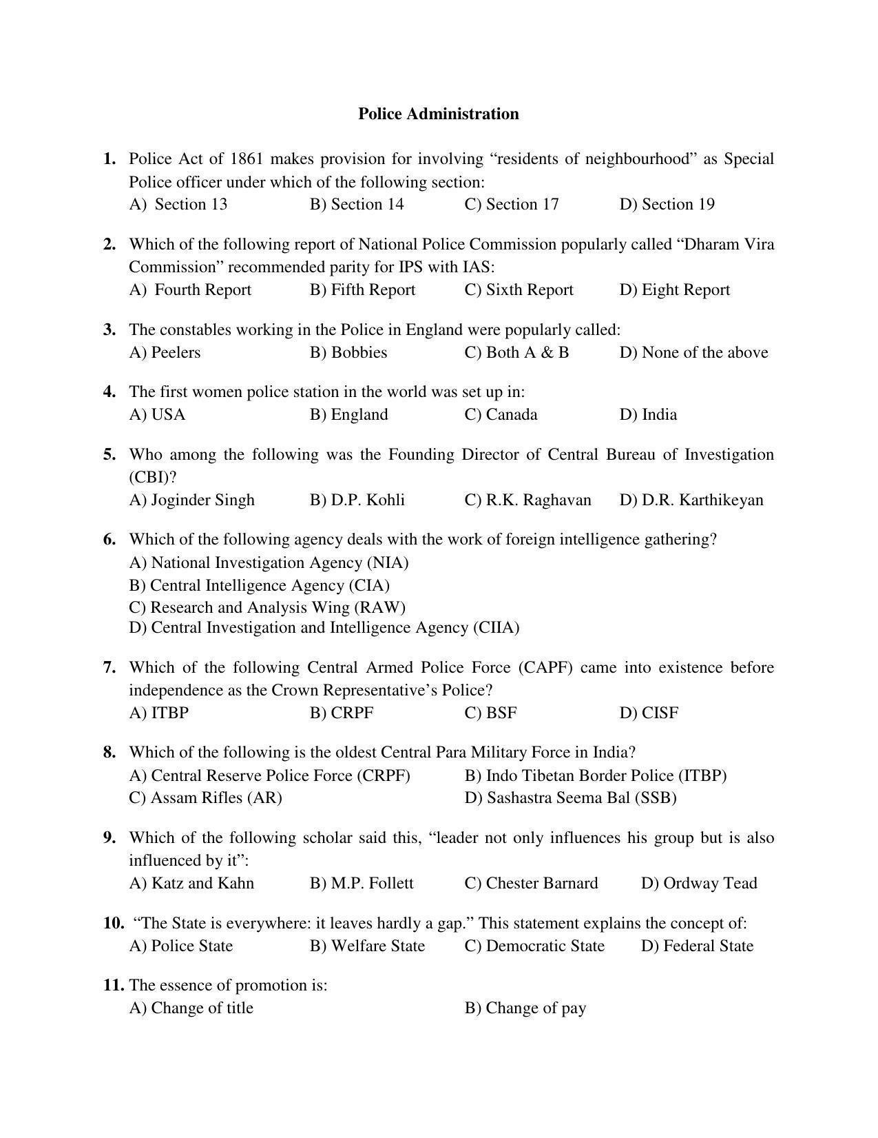 PU MPET Ancient Indian History 2018 Question Papers - Page 42