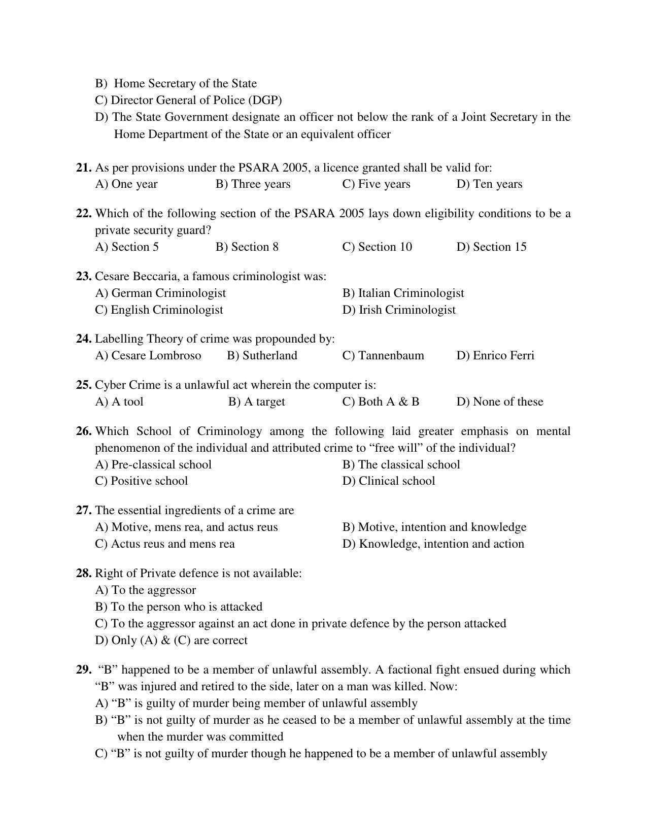 PU MPET Ancient Indian History 2018 Question Papers - Page 44