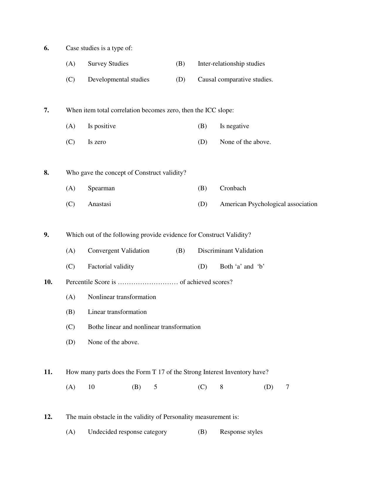 PU MPET Ancient Indian History 2018 Question Papers - Page 48