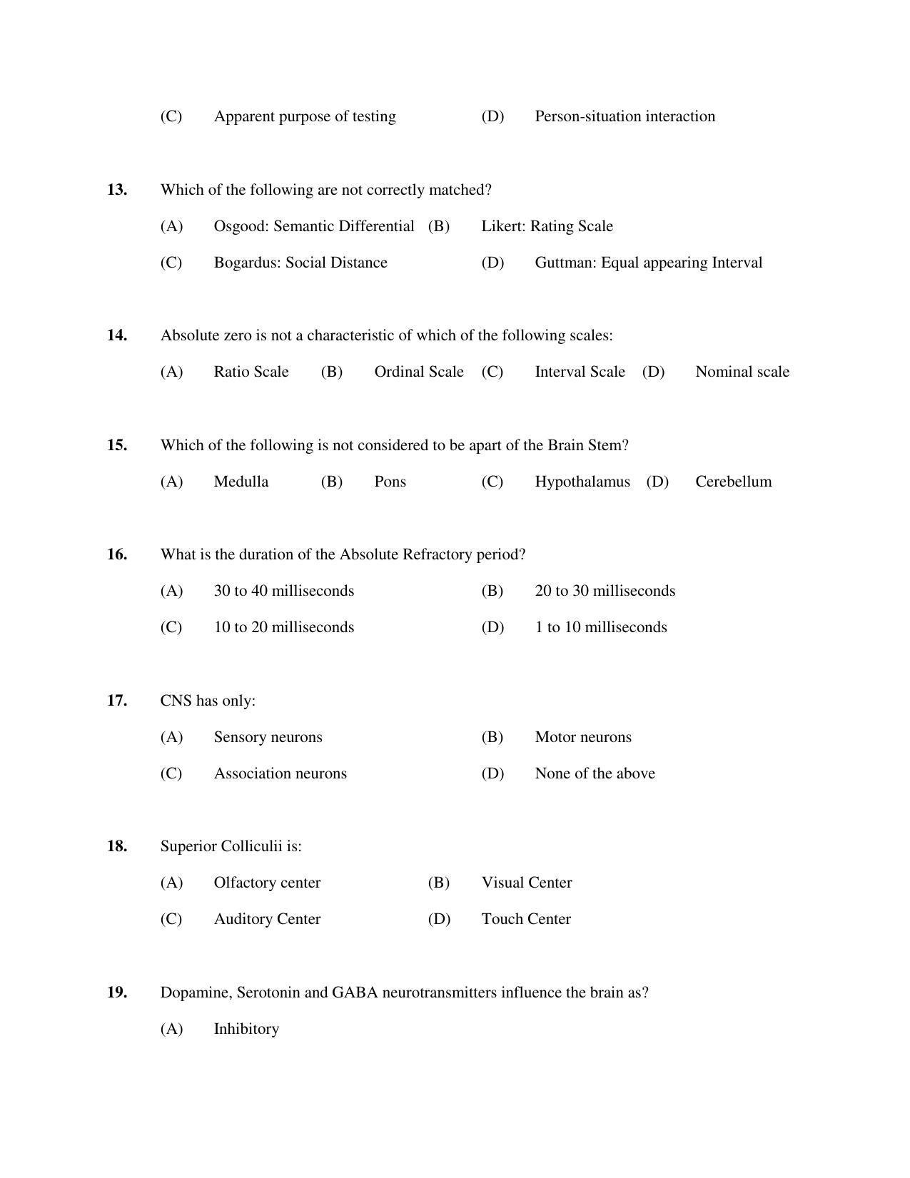 PU MPET Ancient Indian History 2018 Question Papers - Page 49