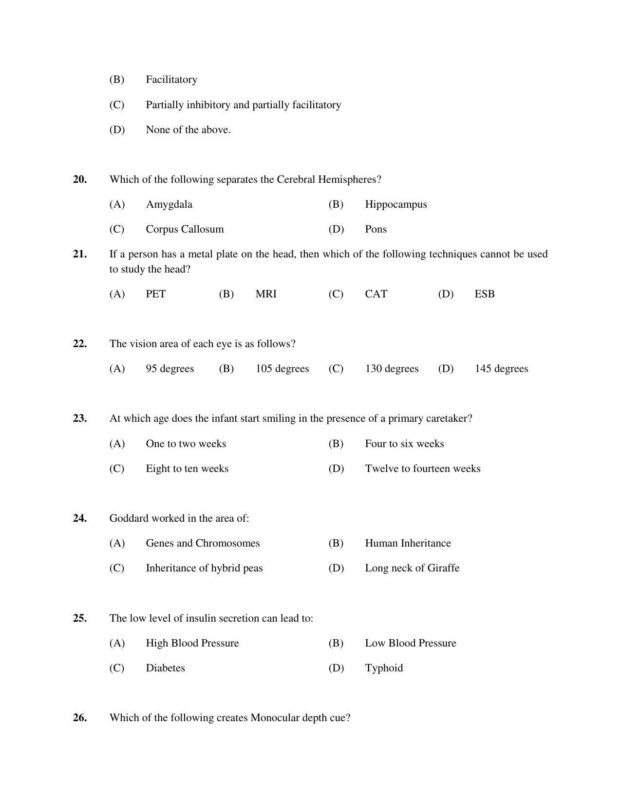 PU MPET Ancient Indian History 2018 Question Papers - Page 50