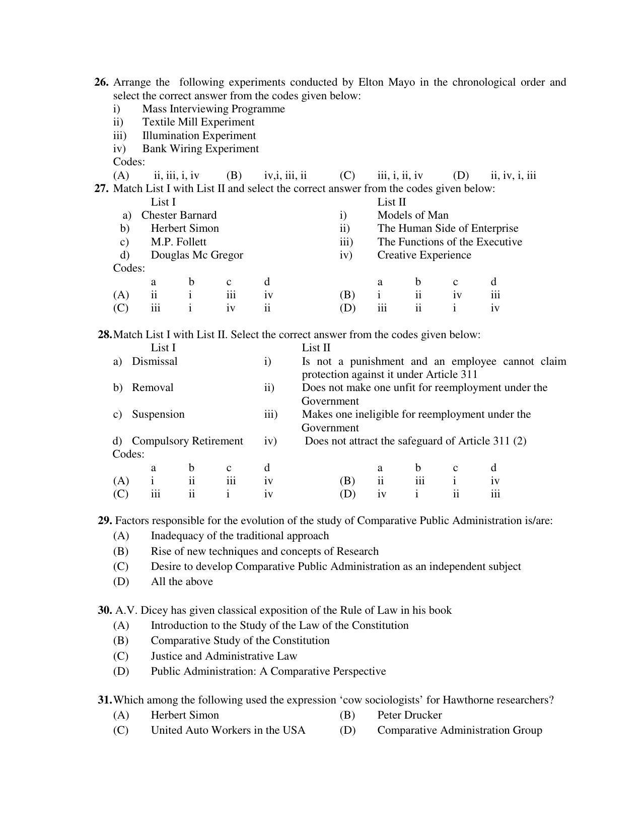 PU MPET Ancient Indian History 2018 Question Papers - Page 58