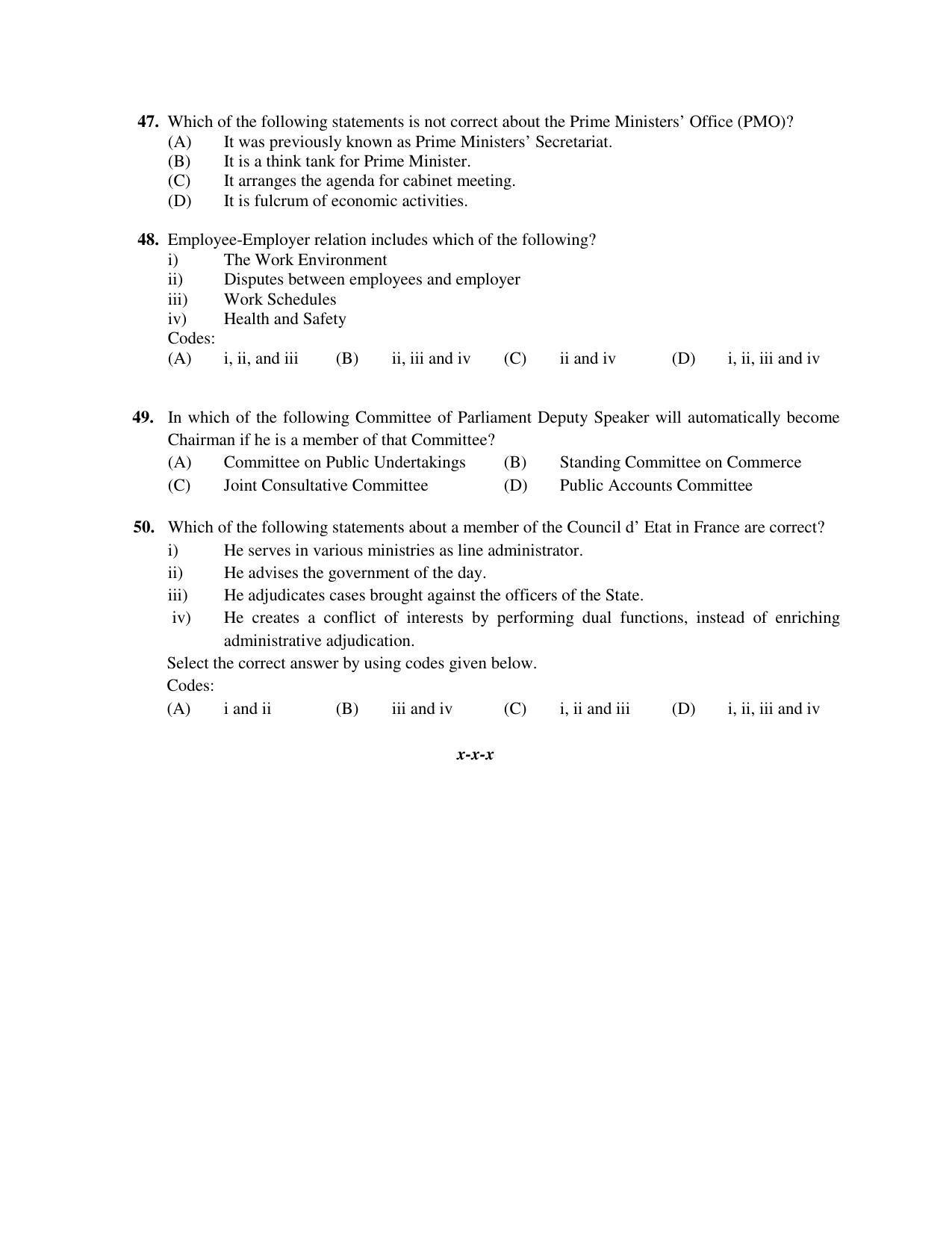 PU MPET Ancient Indian History 2018 Question Papers - Page 61