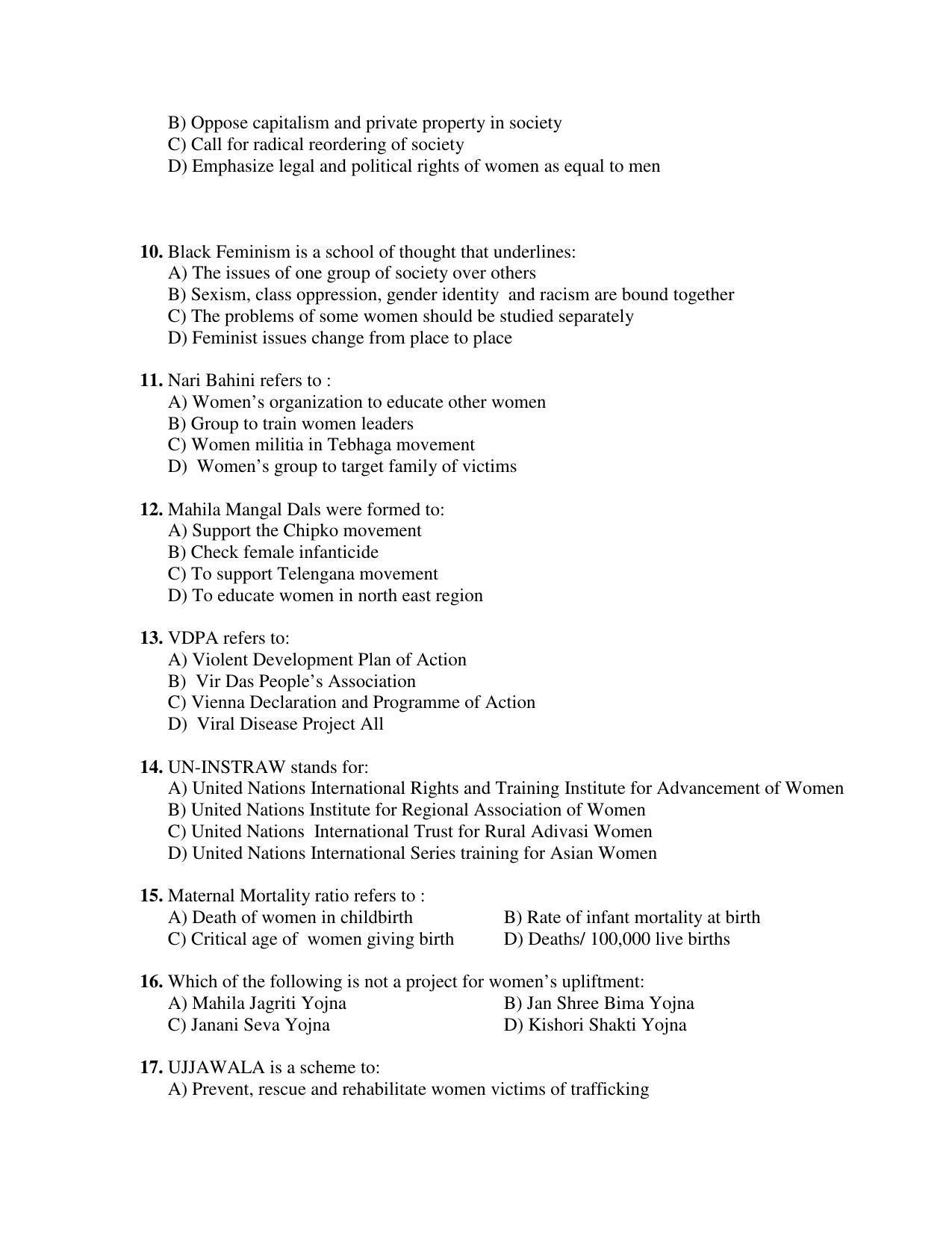 PU MPET Ancient Indian History 2018 Question Papers - Page 67