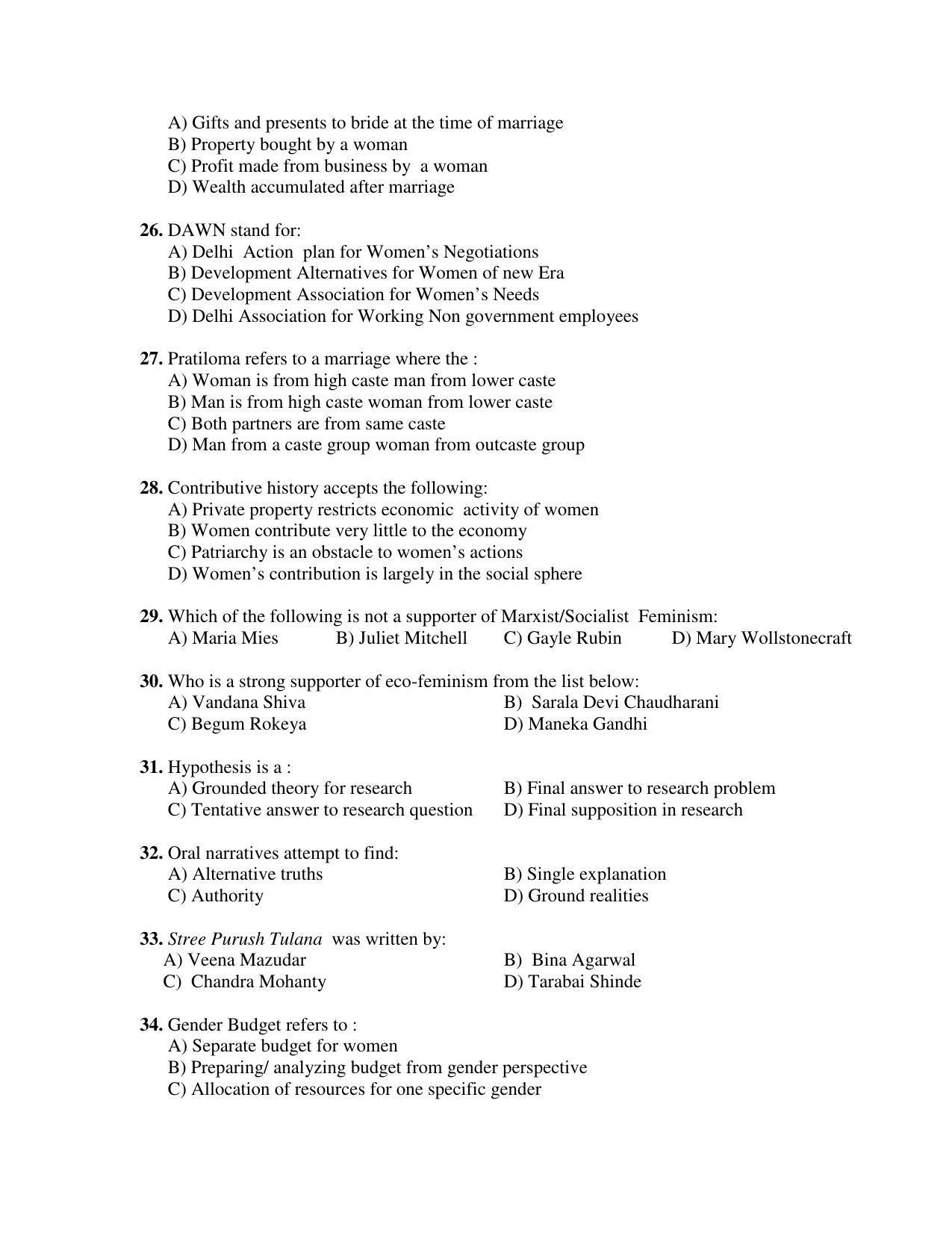 PU MPET Ancient Indian History 2018 Question Papers - Page 69