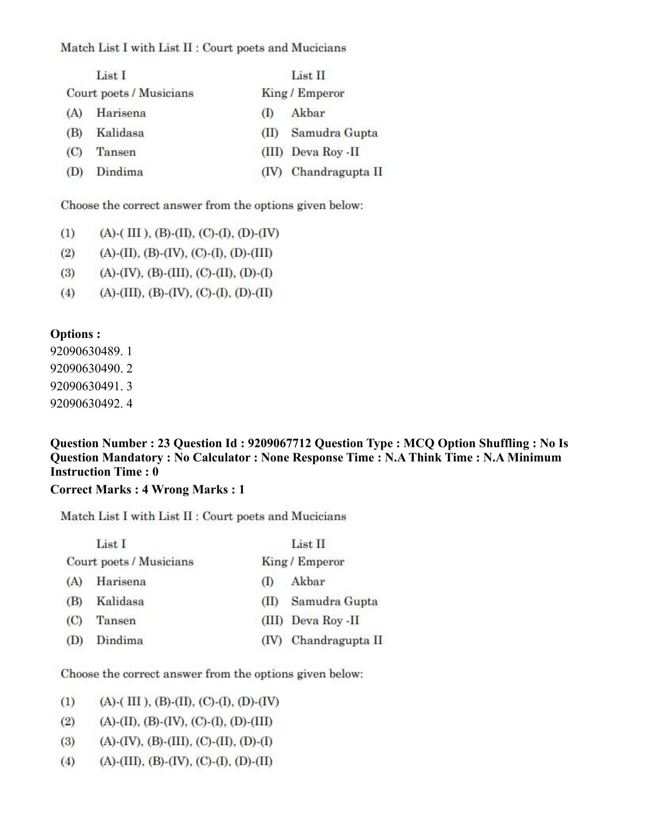 CUET PG 2023: ACQP20 – Samveda (Eng.)-Shift 2 (08-06-2023) Question Paper - Page 32