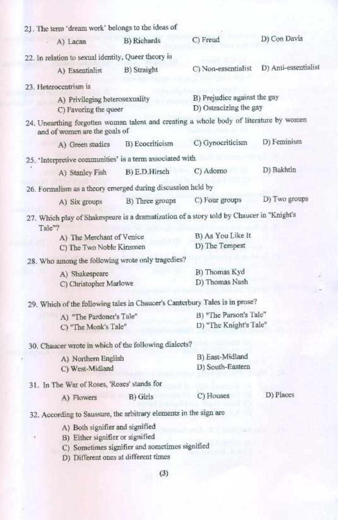 PU MPET English 2015 Question Paper - Page 4