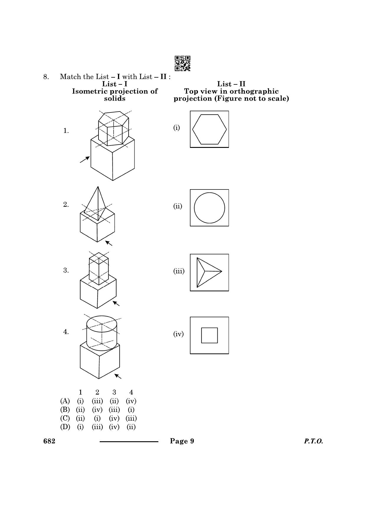CBSE Class 12 Engineering Graphics 2024 Question Paper - Page 9