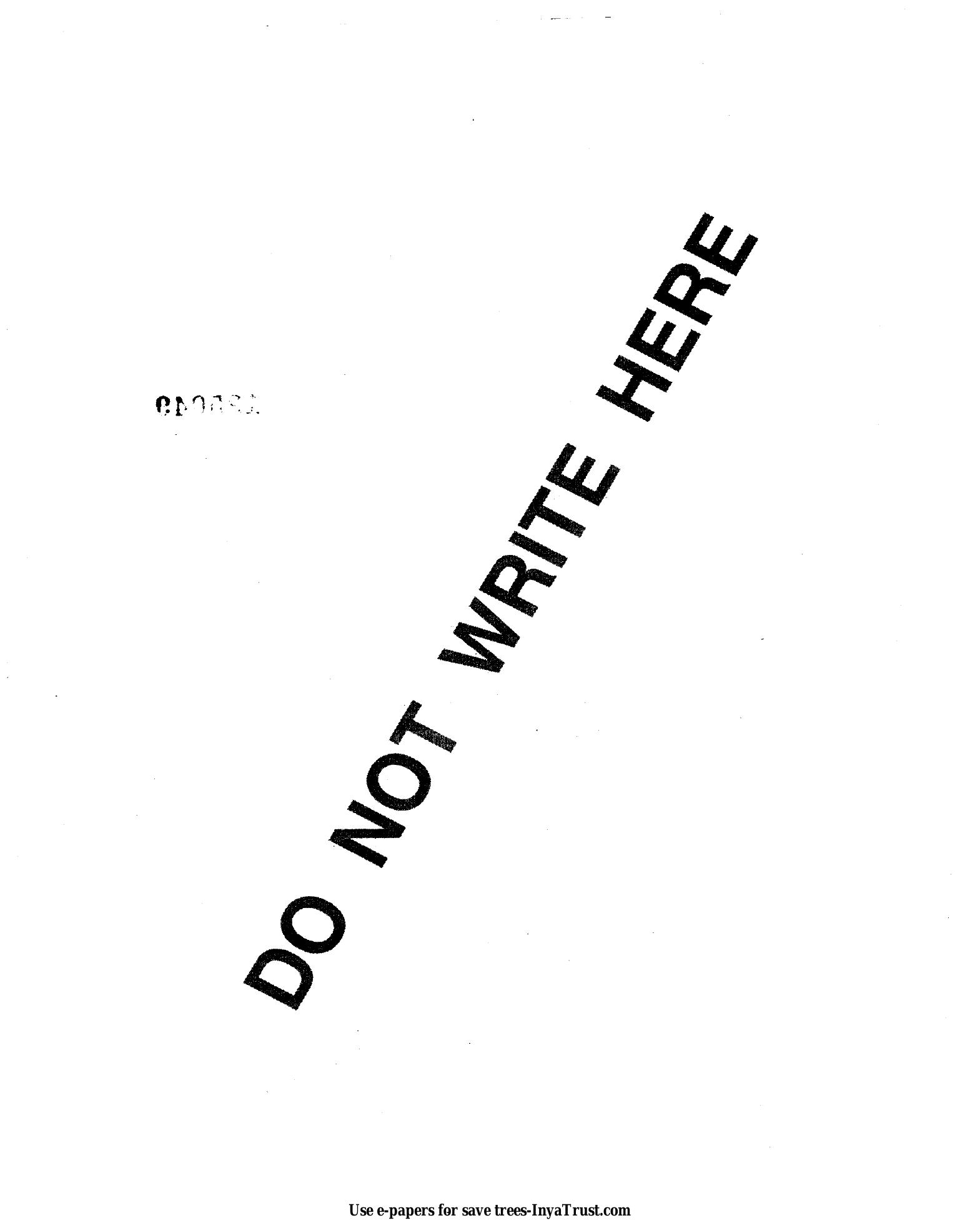Karnataka Diploma CET- 2013 Environmental Engg. / Public Health Engg. / Water Tech / Health Sciences Question Paper - Page 2