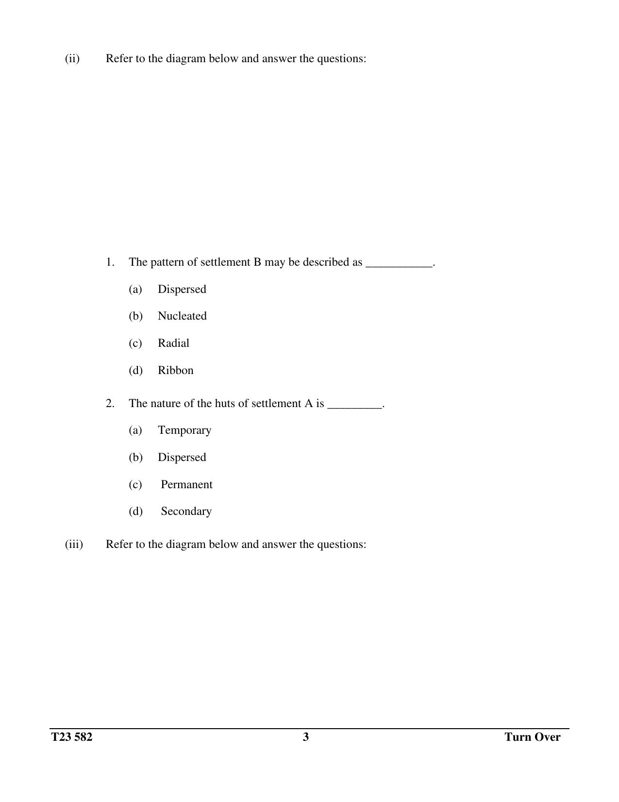 ICSE Class 10 GEOGRAPHY (THAILAND) (H.G.T. PAPER – 2) 2023 Question Paper - Page 3