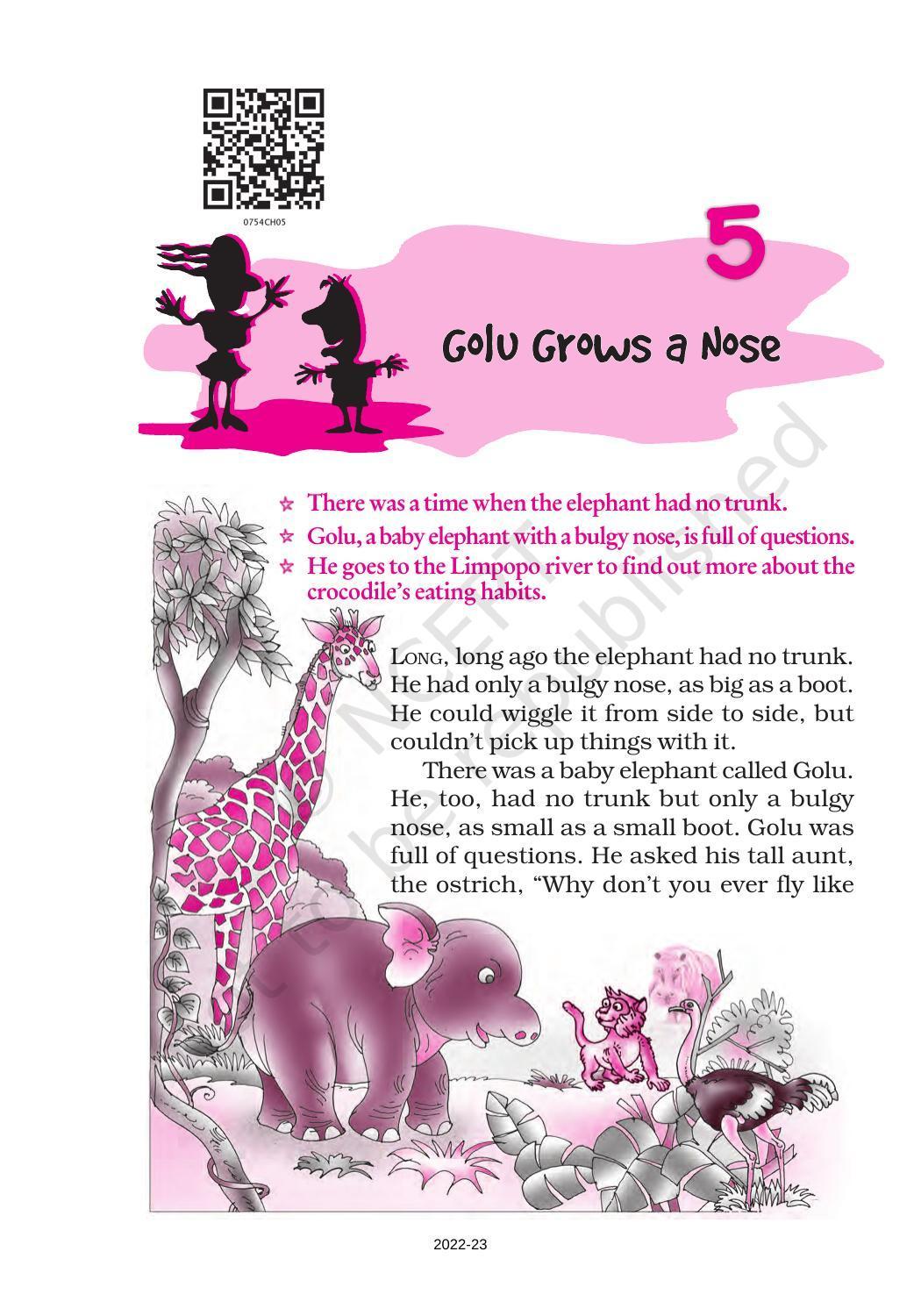 NCERT Book For Class 7 English An Alien Hand Chapter 5 Golu Grows A NCERT Book For Class 7 English An Alien Hand Chapter 5 Golu Grows A