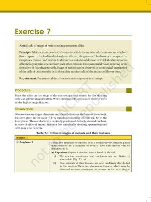 NCERT Laboratory Manuals for Class XII Biology - Exercise 7