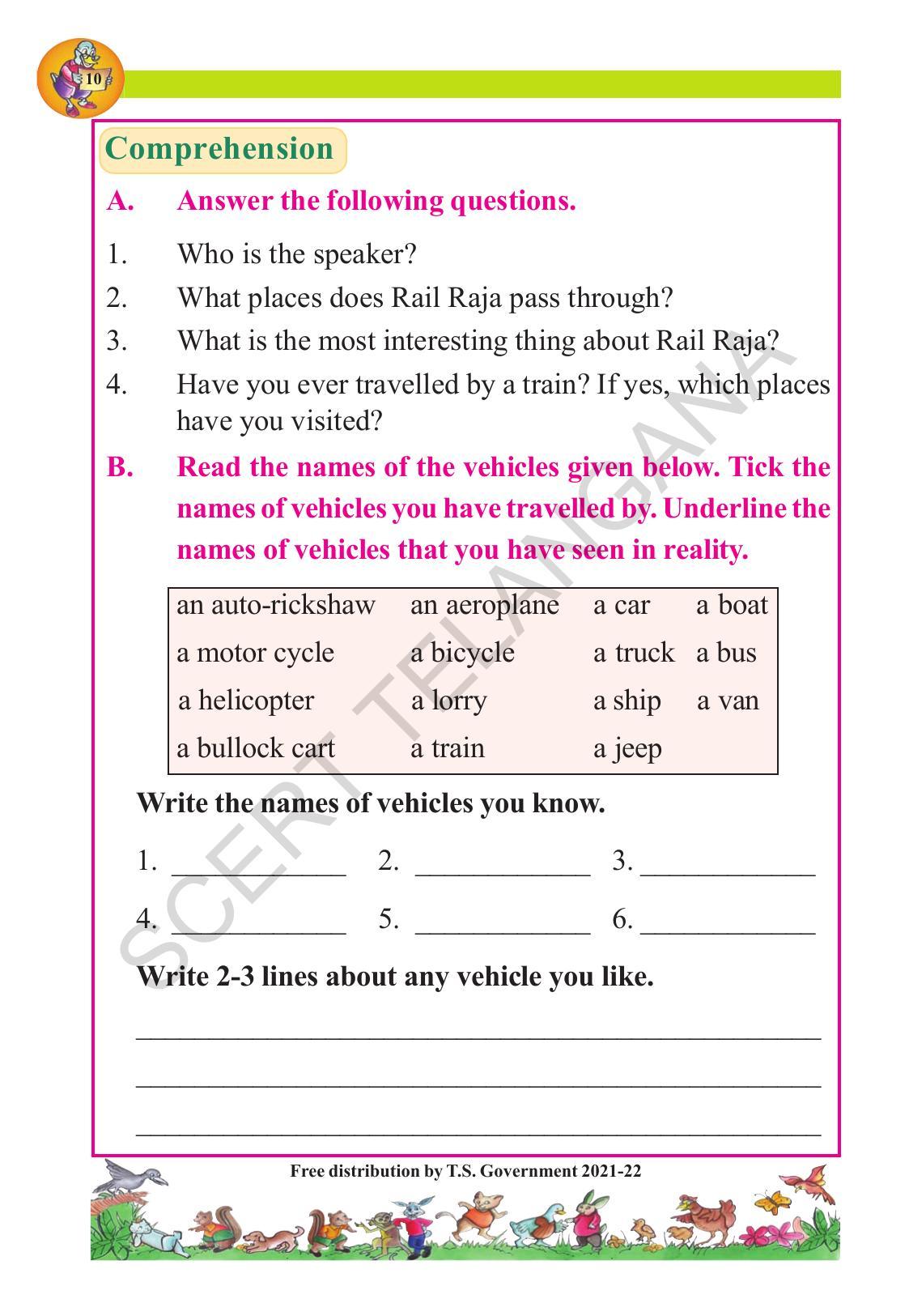 TS SCERT Class 3 English Path 1 (Telugu Medium) Text Book - Page 18