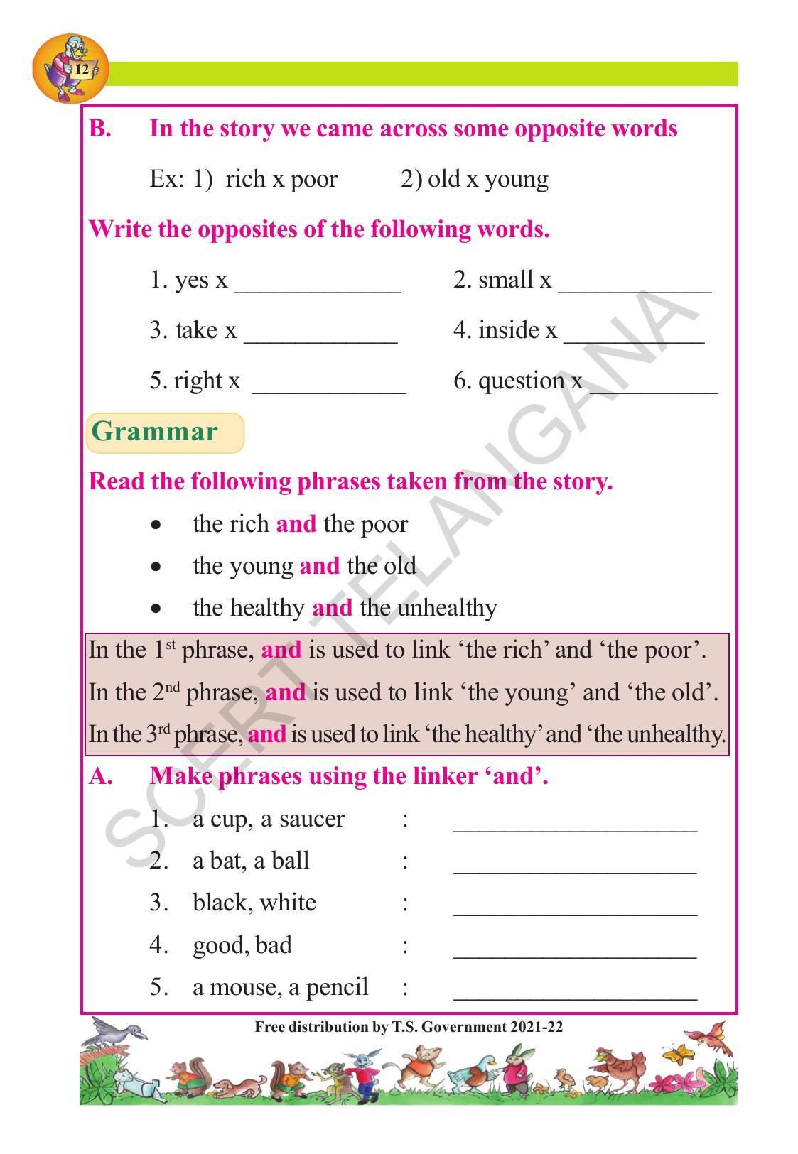 TS SCERT Class 3 English Path 1 (Telugu Medium) Text Book - Page 20