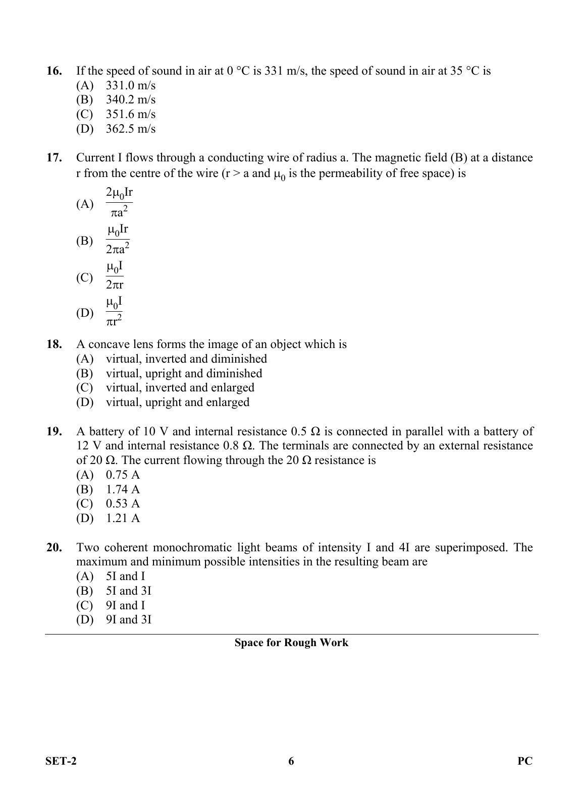 OJEE 2013 Physics / Chemistry Set 2 Question Paper - Page 5