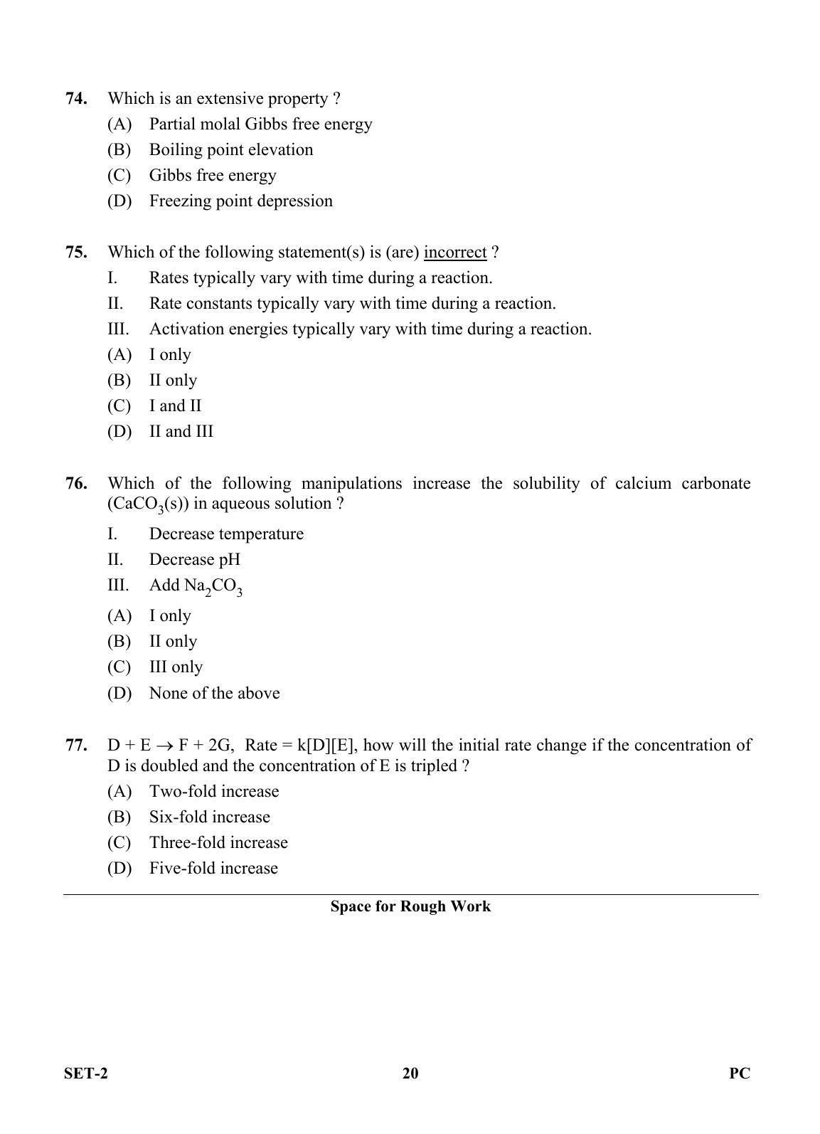 OJEE 2013 Physics / Chemistry Set 2 Question Paper - Page 19