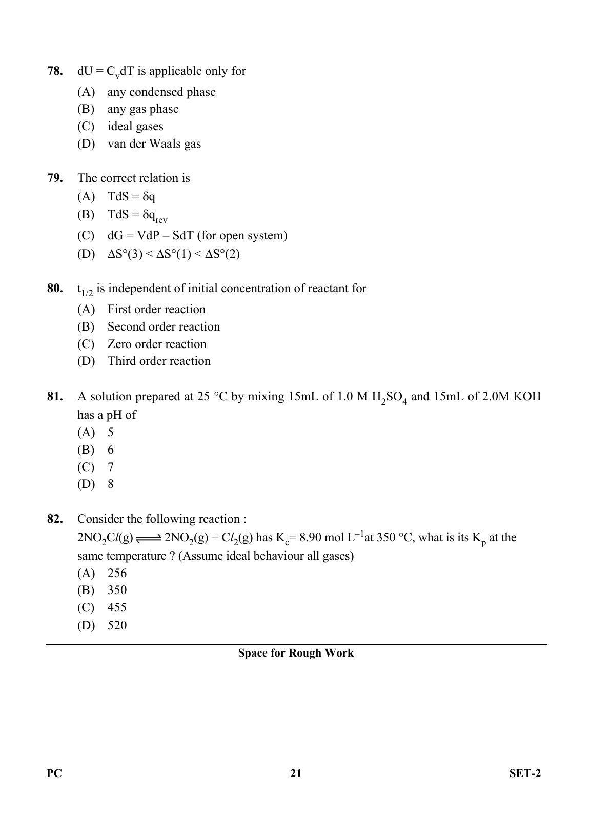 OJEE 2013 Physics / Chemistry Set 2 Question Paper - Page 20