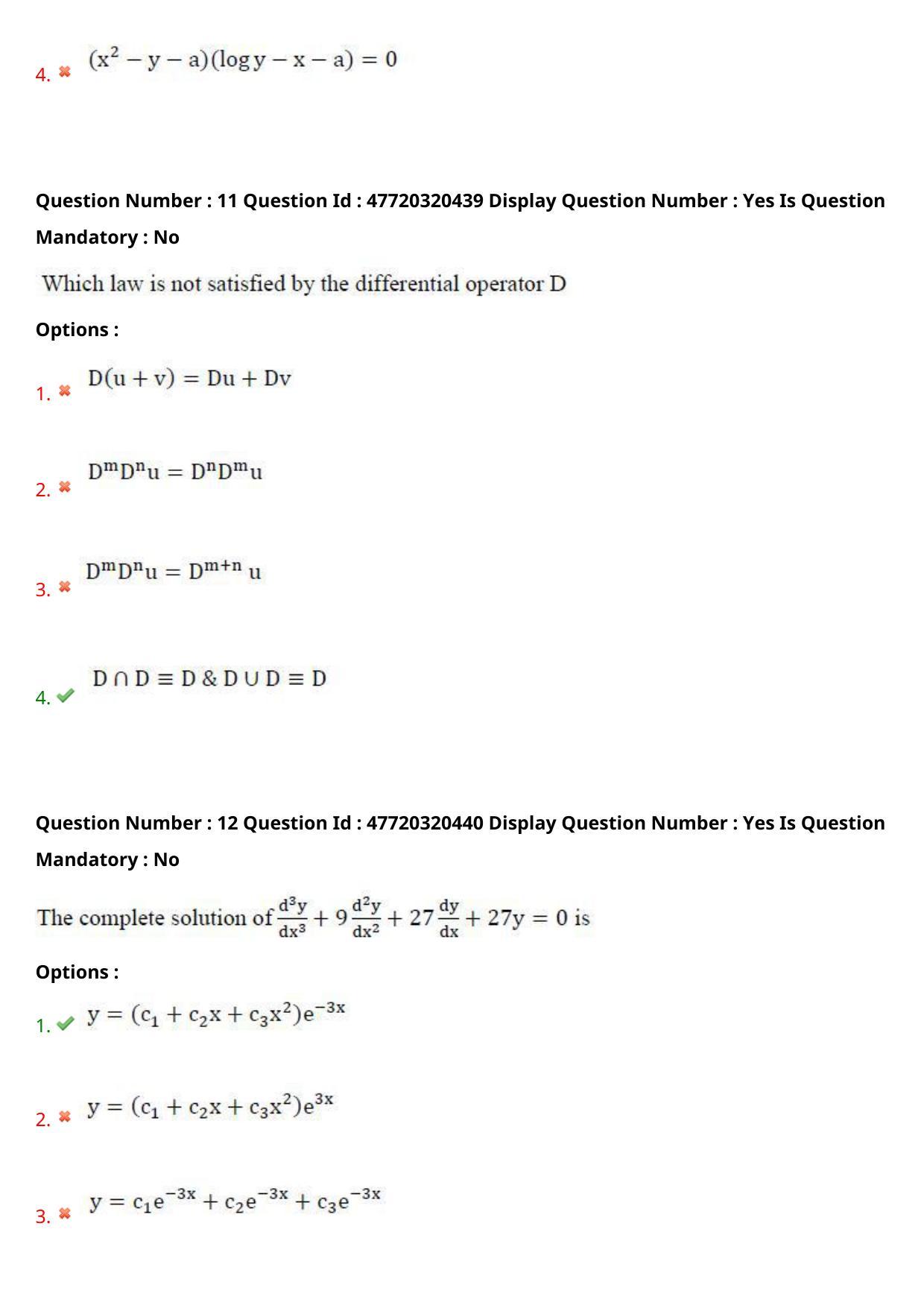 AP ECET 2021 - BSc Mathematics Question Paper With Preliminary Keys Shift1 - Page 7