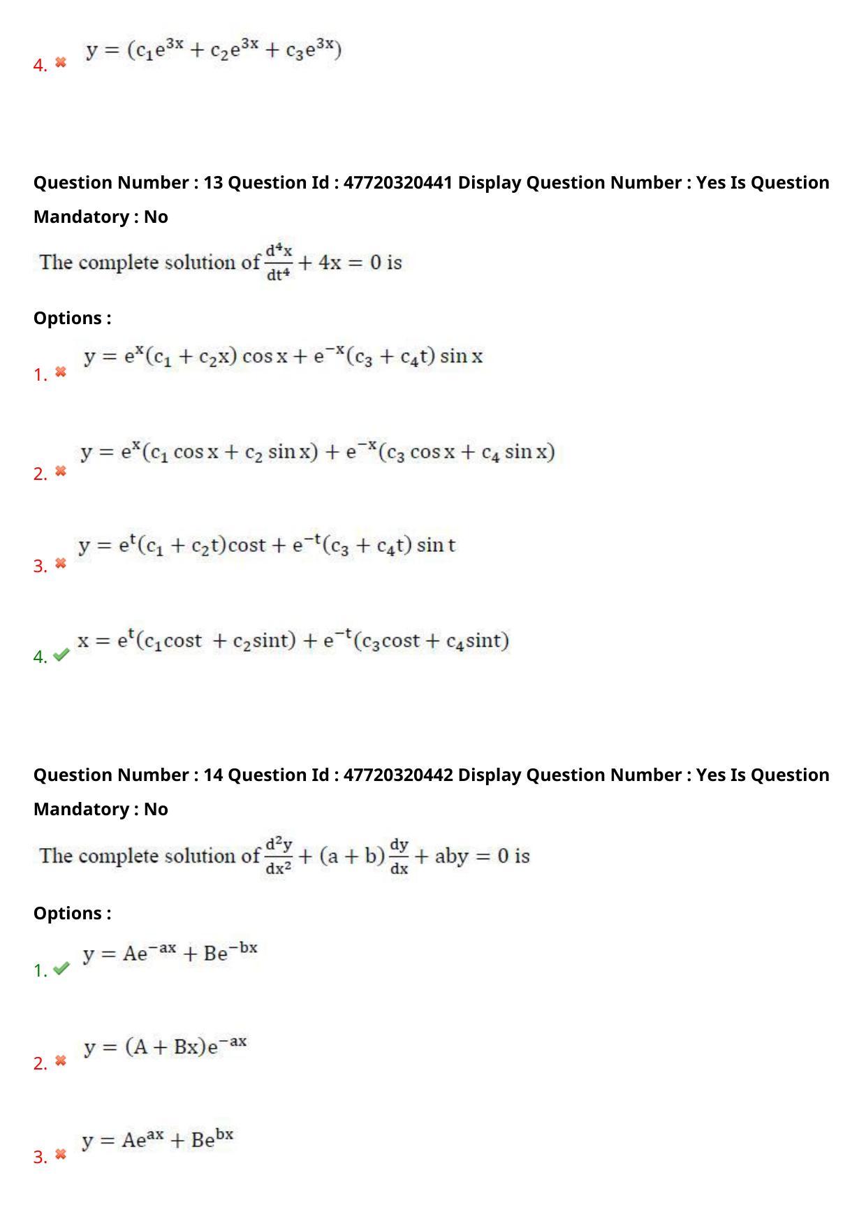 AP ECET 2021 - BSc Mathematics Question Paper With Preliminary Keys Shift1 - Page 8