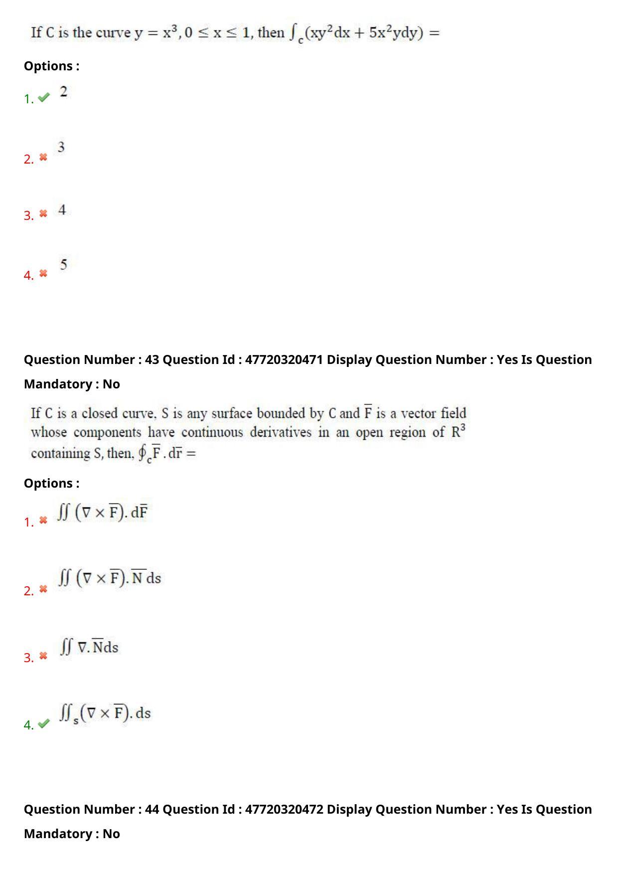 AP ECET 2021 - BSc Mathematics Question Paper With Preliminary Keys Shift1 - Page 23
