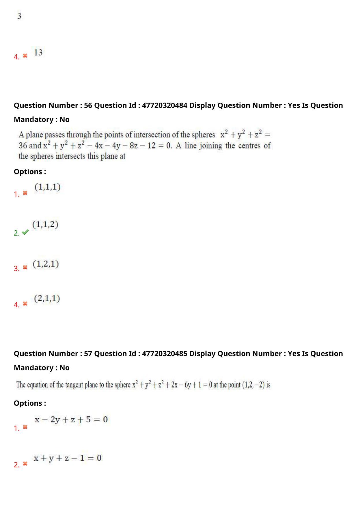 AP ECET 2021 - BSc Mathematics Question Paper With Preliminary Keys Shift1 - Page 30