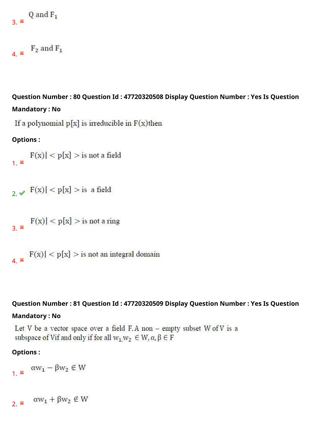 AP ECET 2021 - BSc Mathematics Question Paper With Preliminary Keys Shift1 - Page 42