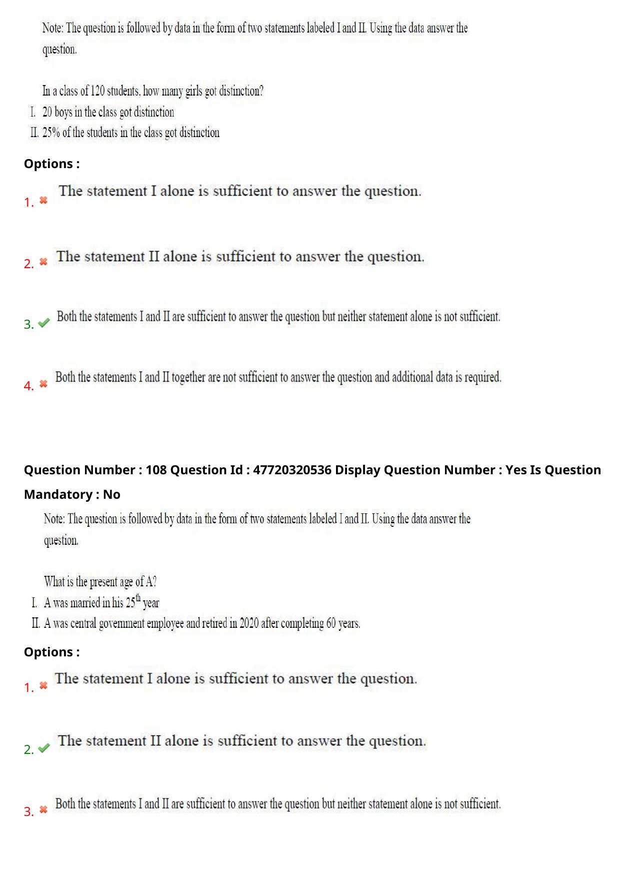 AP ECET 2021 - BSc Mathematics Question Paper With Preliminary Keys Shift1 - Page 57
