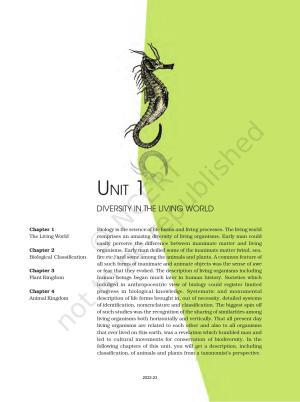 NCERT Book for Class 11 Biology Chapter 1 Diversity in the Living World