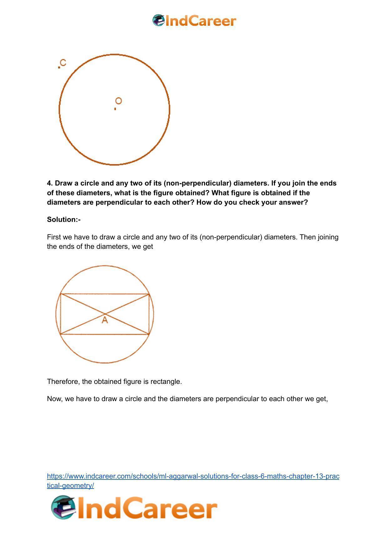 ML Aggarwal Solutions for Class 6 Maths Chapter 13- Practical Geometry - Page 6