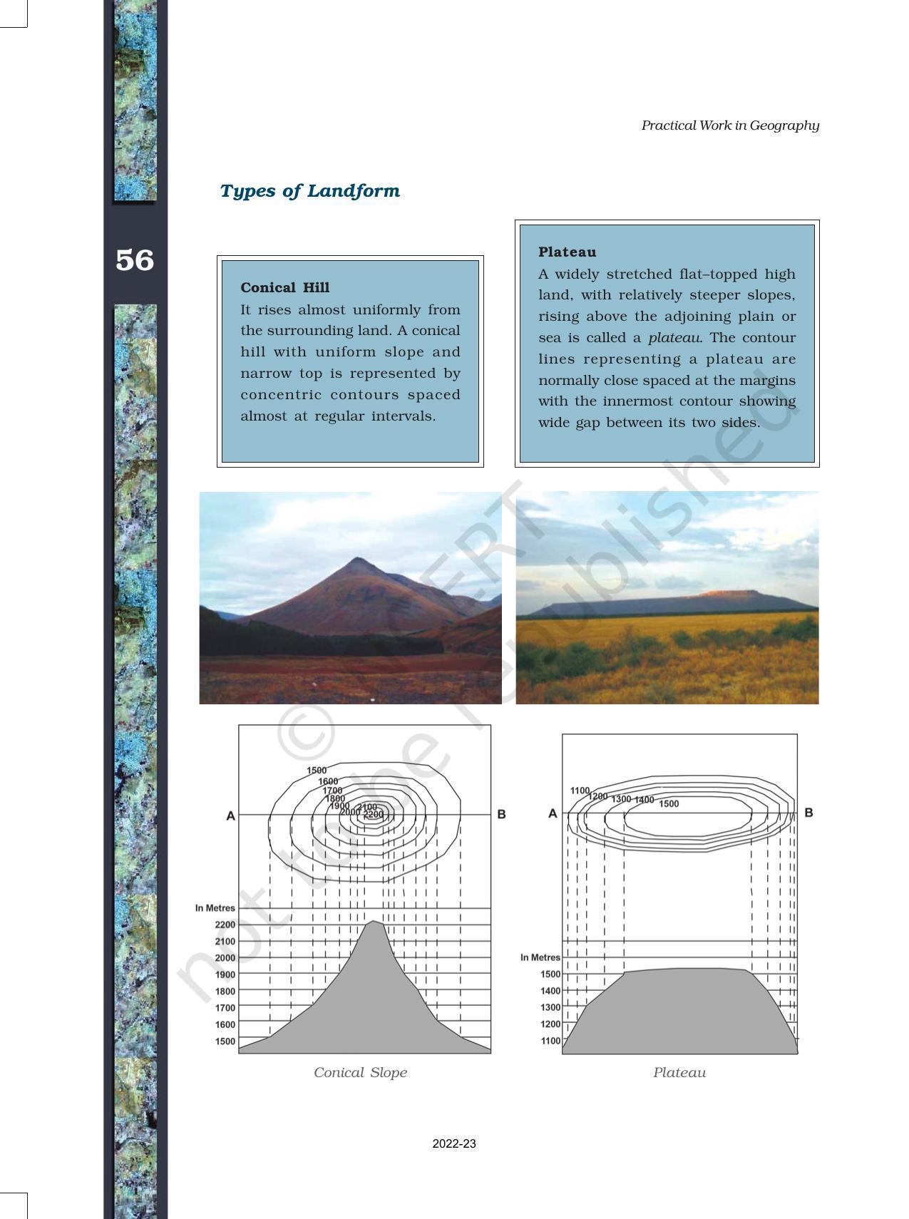 NCERT Book for Class 11 Geography (Part-III) Chapter 5 Topographical Maps - Page 8