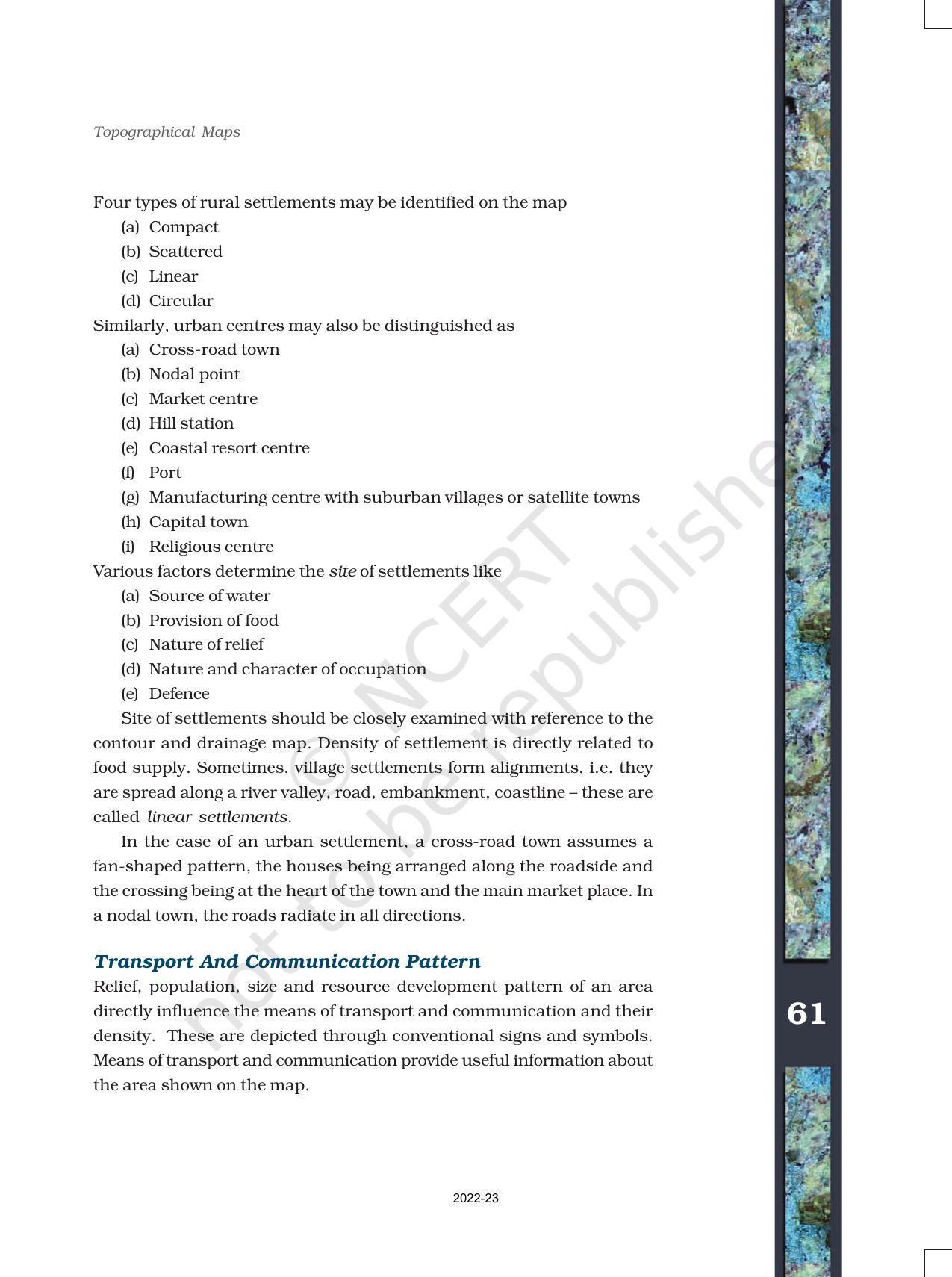 NCERT Book for Class 11 Geography (Part-III) Chapter 5 Topographical Maps - Page 13