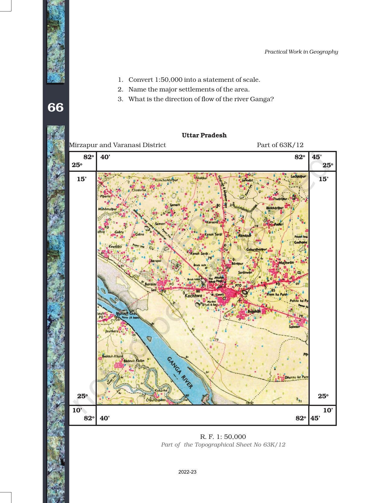 NCERT Book for Class 11 Geography (Part-III) Chapter 5 Topographical Maps - Page 18