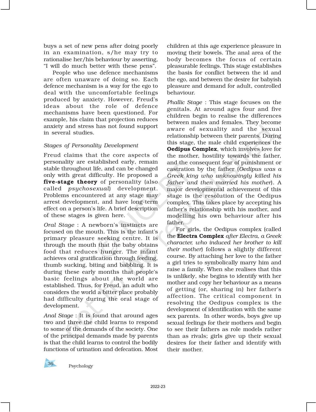 NCERT Book for Class 12 Psychology Chapter 2 Self and Personality - Page 14
