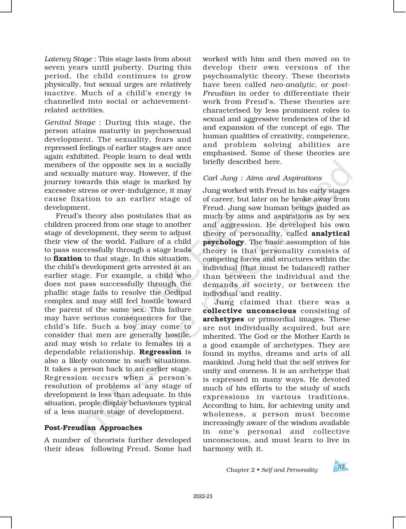 NCERT Book for Class 12 Psychology Chapter 2 Self and Personality - Page 15