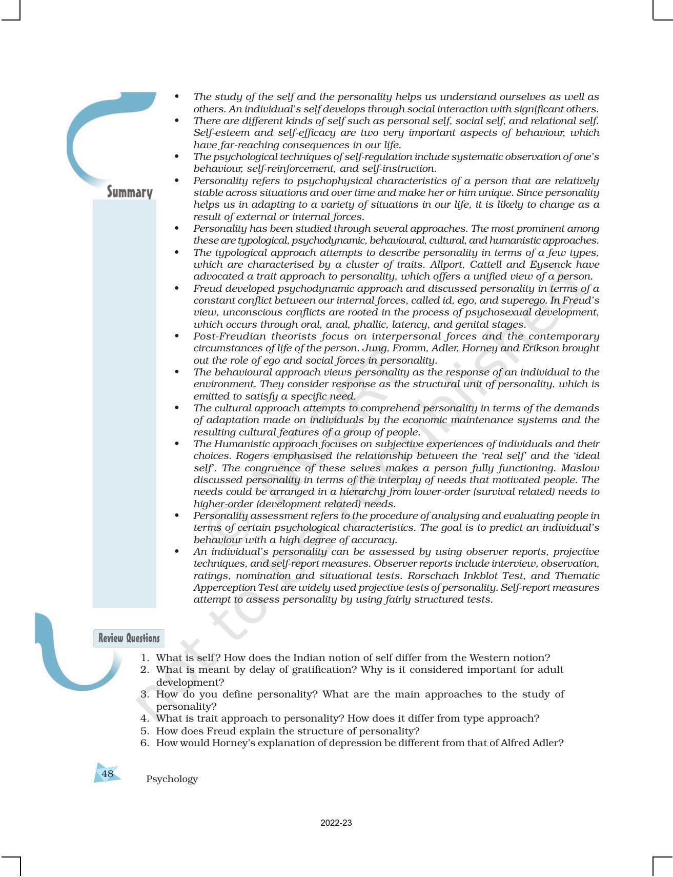NCERT Book for Class 12 Psychology Chapter 2 Self and Personality - Page 26