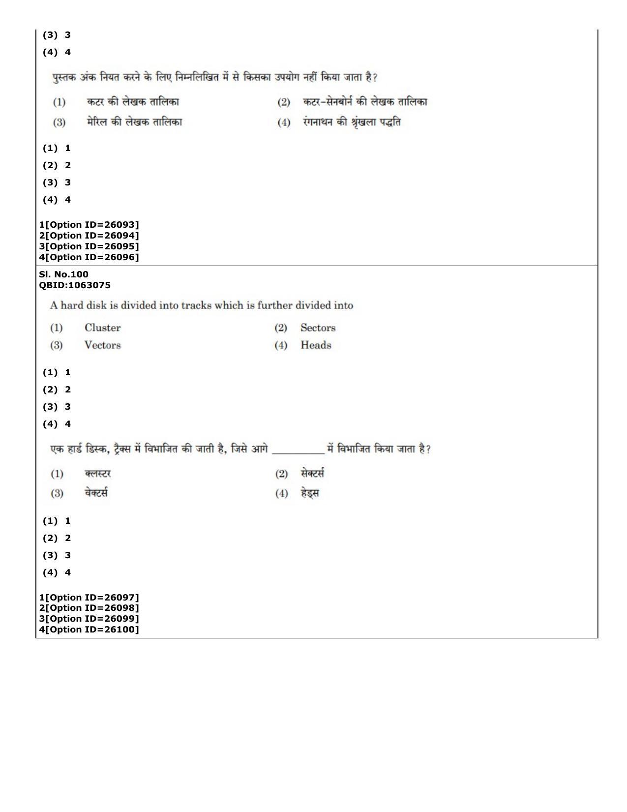 CUET (PG) 2022: PGQP-59 Library & Information Science (09-09-2022) Question Paper - Page 71