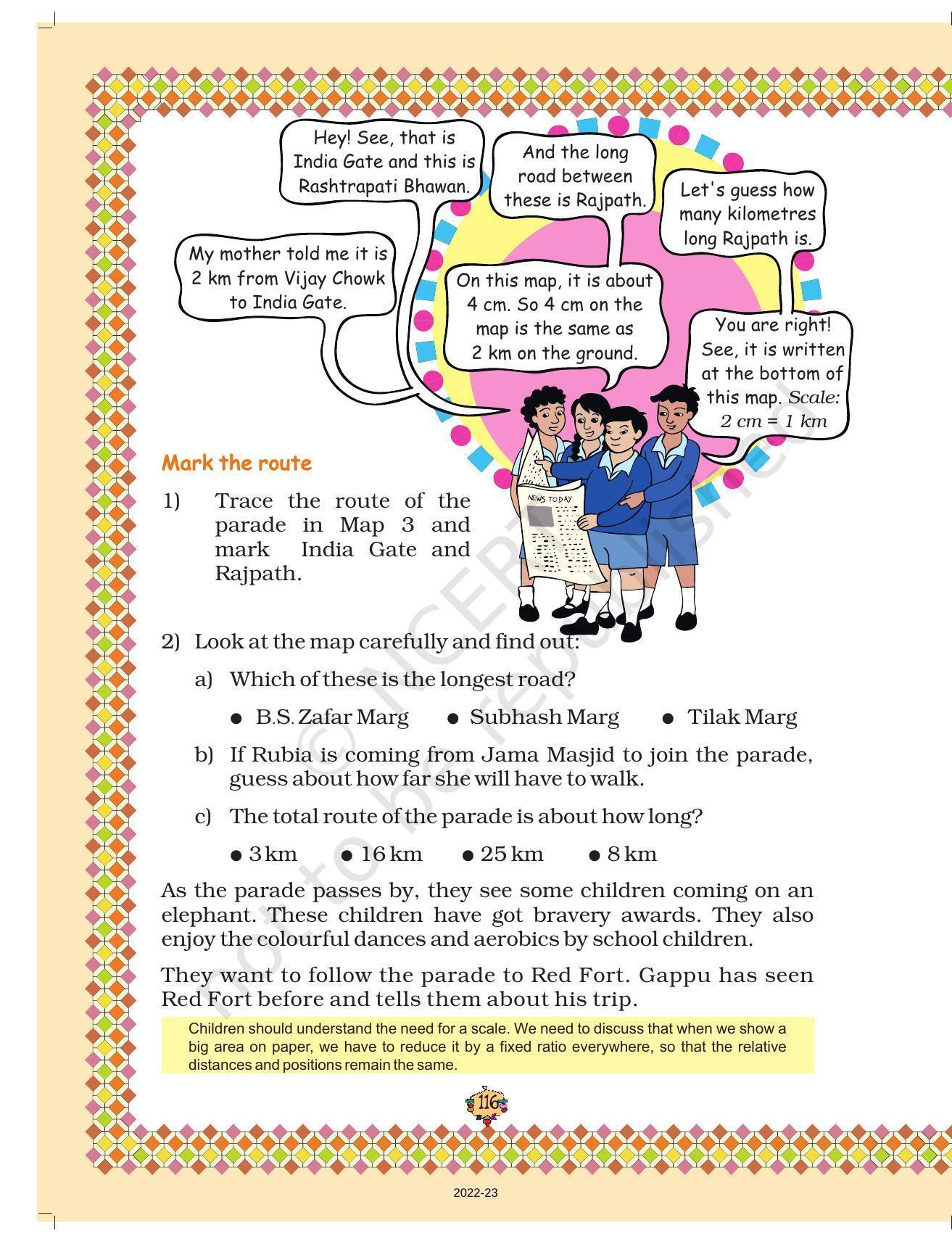 NCERT Book for Class 5 Maths Chapter 8 Mapping Your Way - Page 5