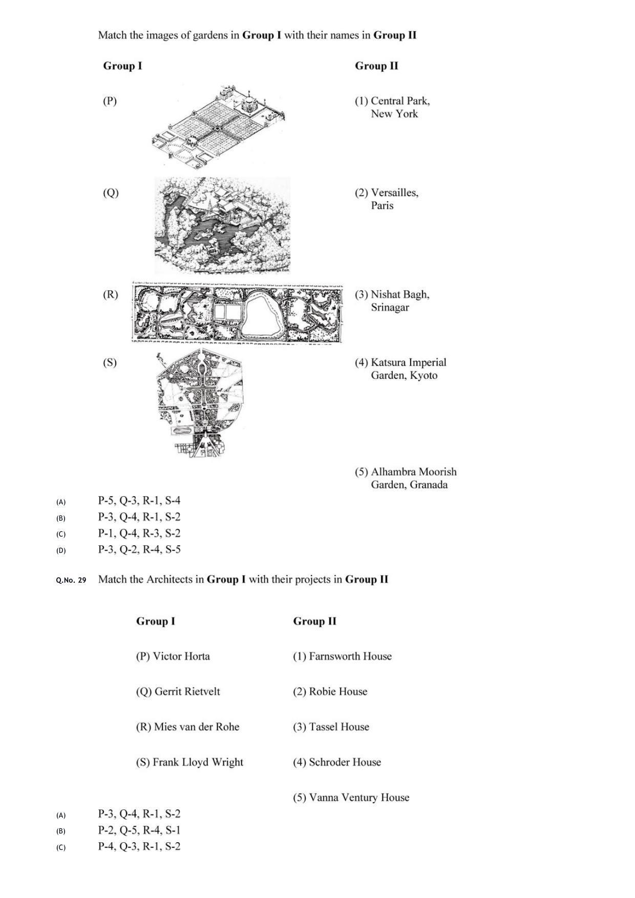 GATE 2020 Architecture and Planning (AR) Question Paper - Page 10