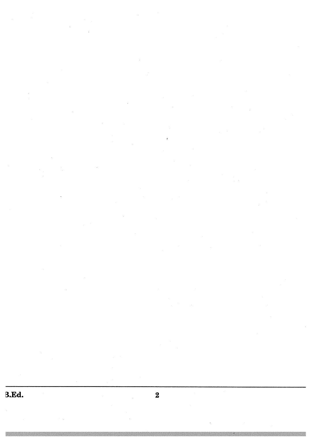  JKBOPEE B.Ed 2009 Question Paper - Page 2