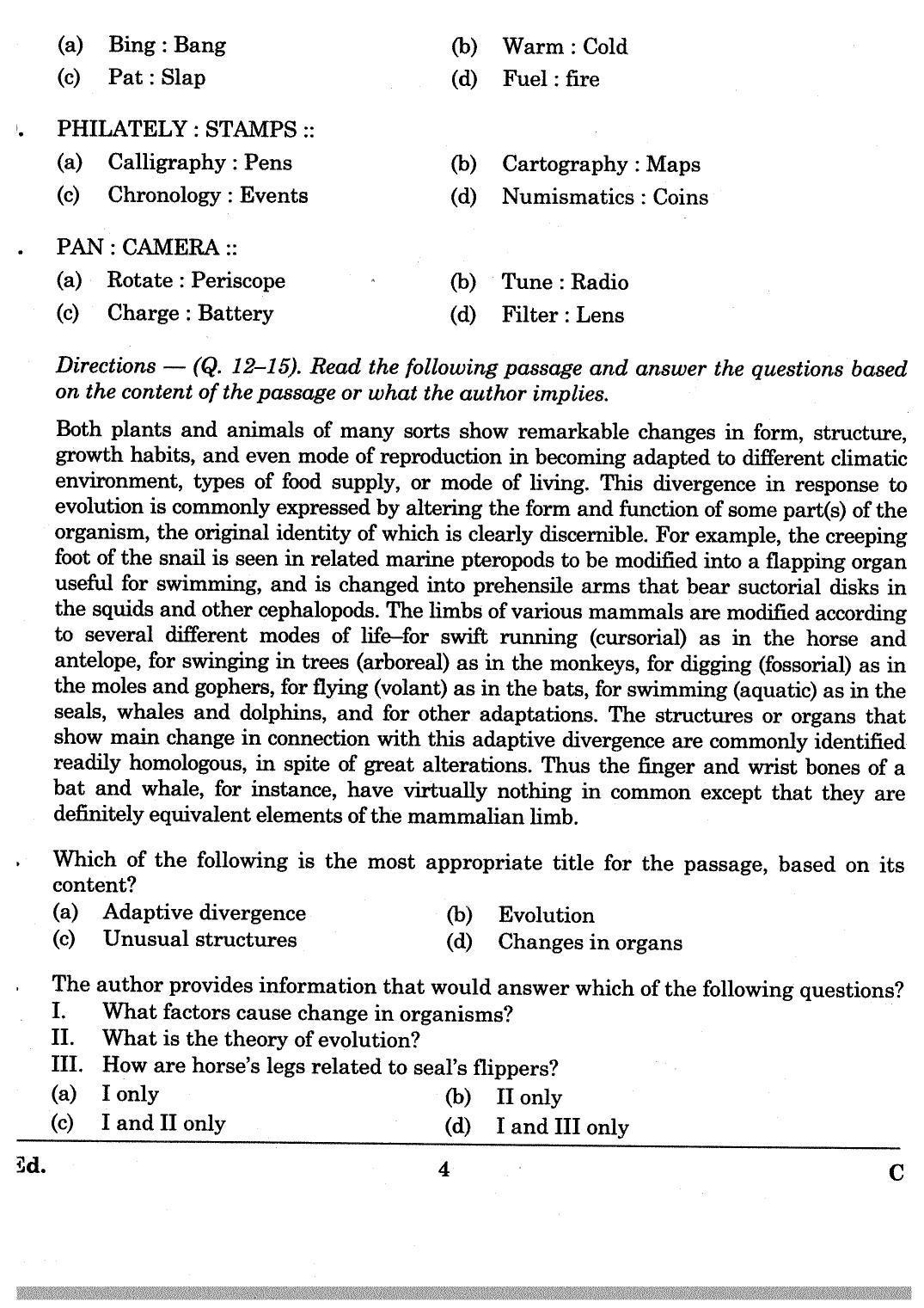  JKBOPEE B.Ed 2009 Question Paper - Page 4