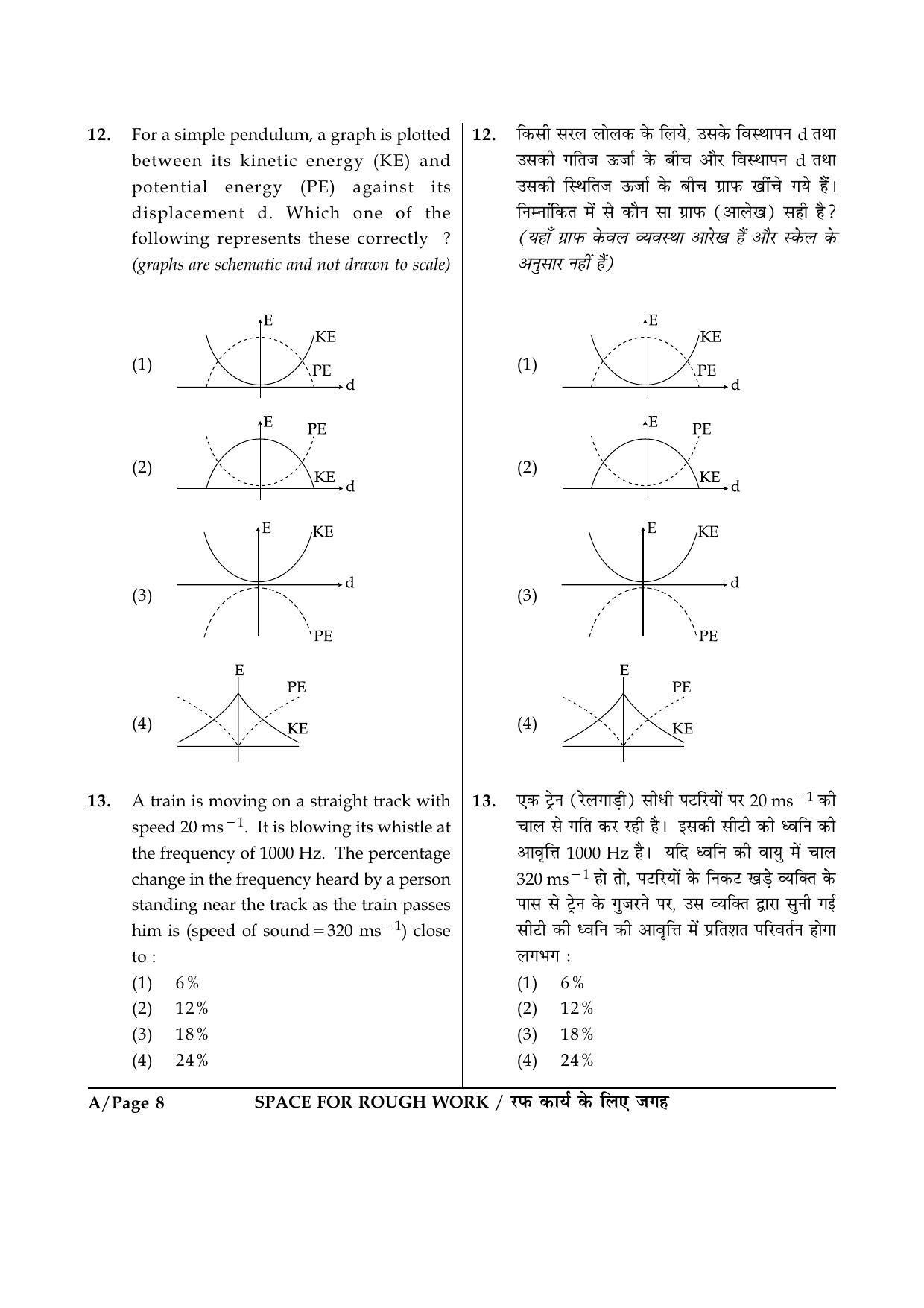 JEE Main 2015 Offline Question Paper (Set A) - Page 8