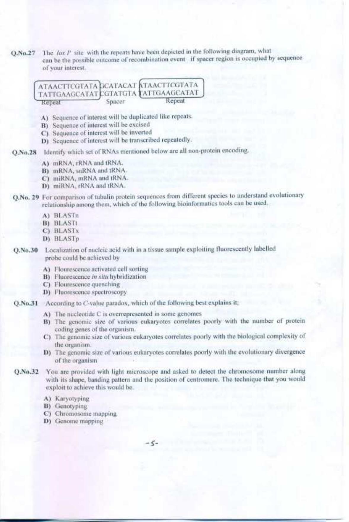 PU MPET Hindi 2017 Question Paper - Page 19