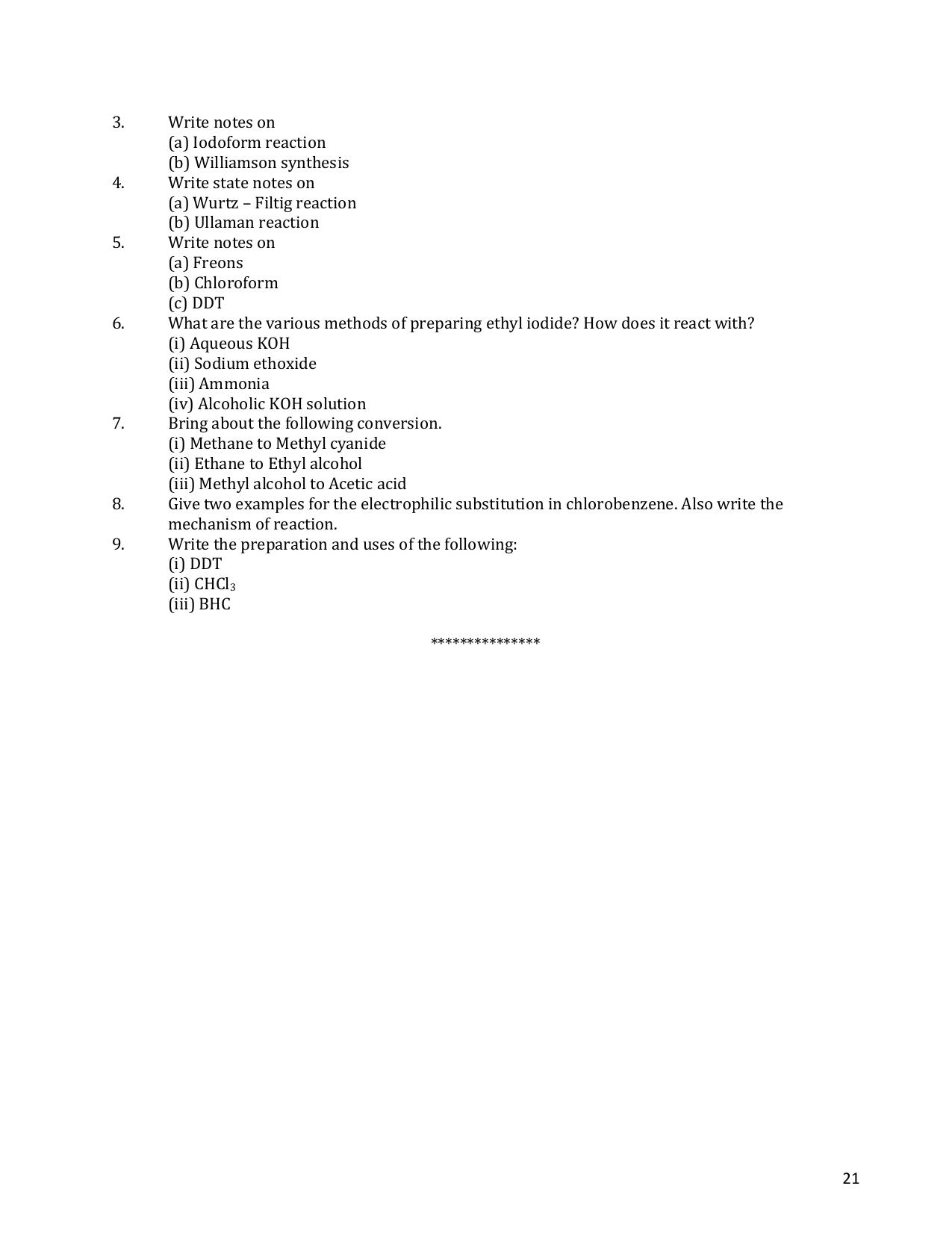 CHSE Odisha Class 12 CHEMISTRY (1ST PHASE) Question Bank - Page 21