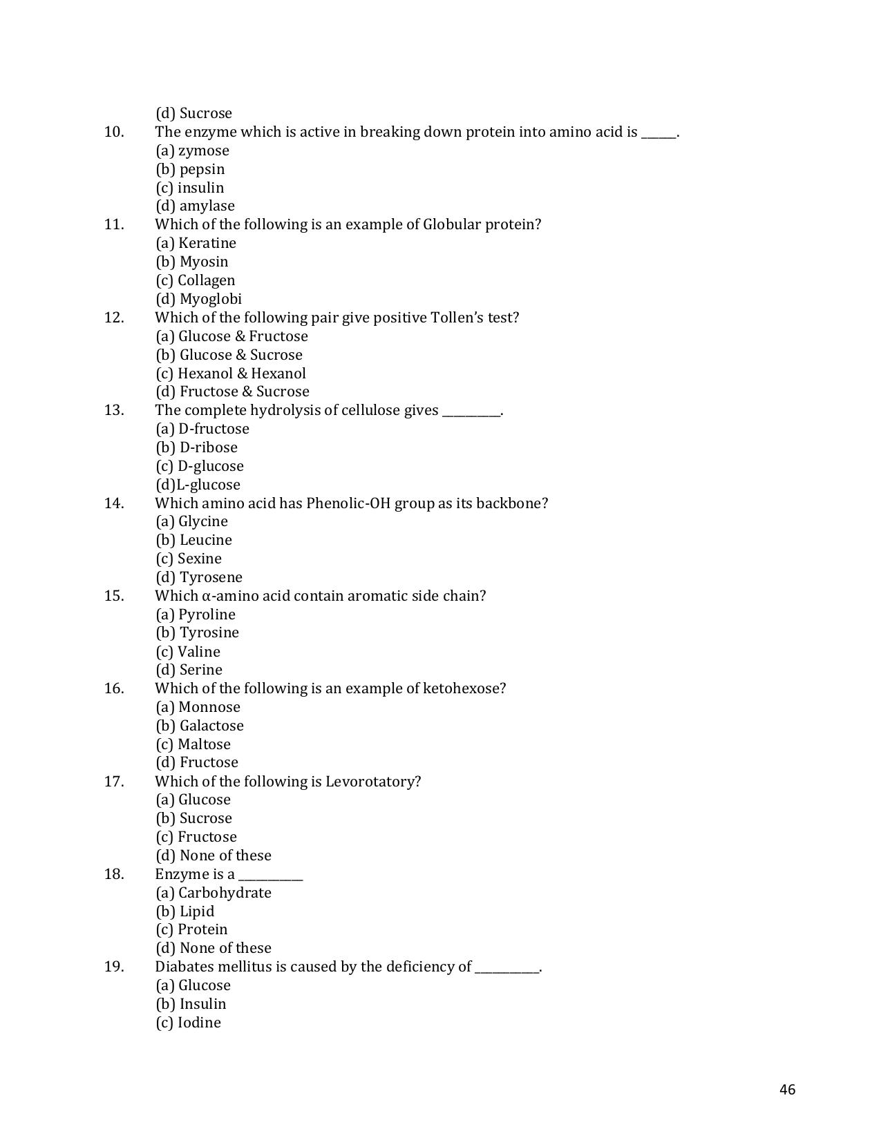 CHSE Odisha Class 12 CHEMISTRY (1ST PHASE) Question Bank - Page 46